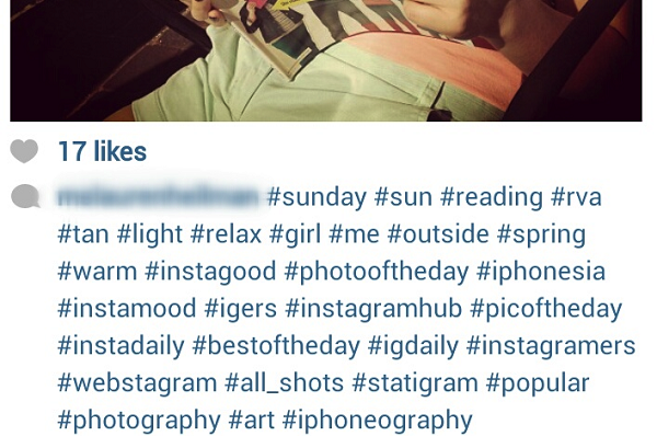 instagram hashtag